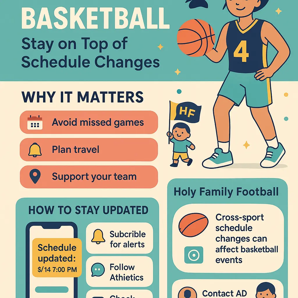 holy family football schedule - Basketball