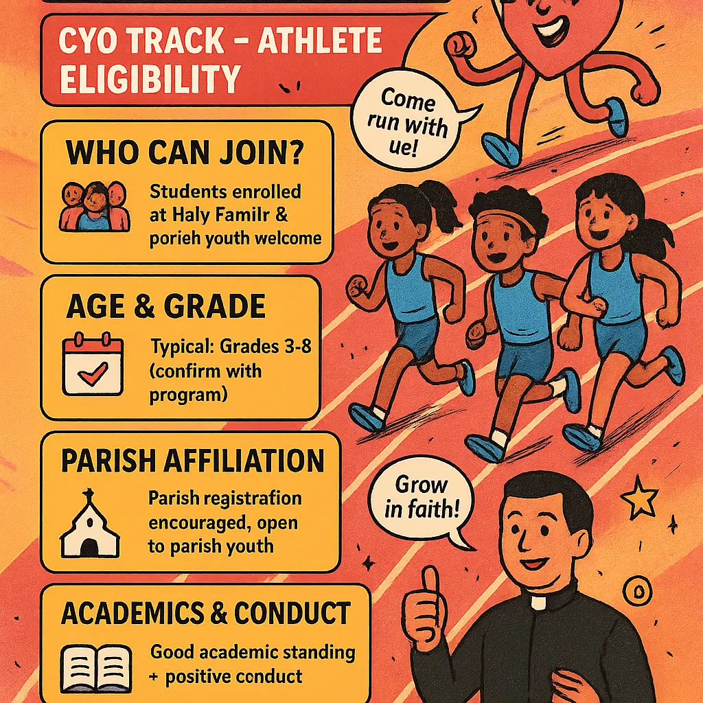 holy family cyo track - Catholic